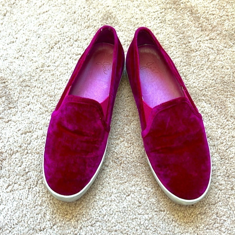 JOIE Huxley Velvet Slip-On Sneakers